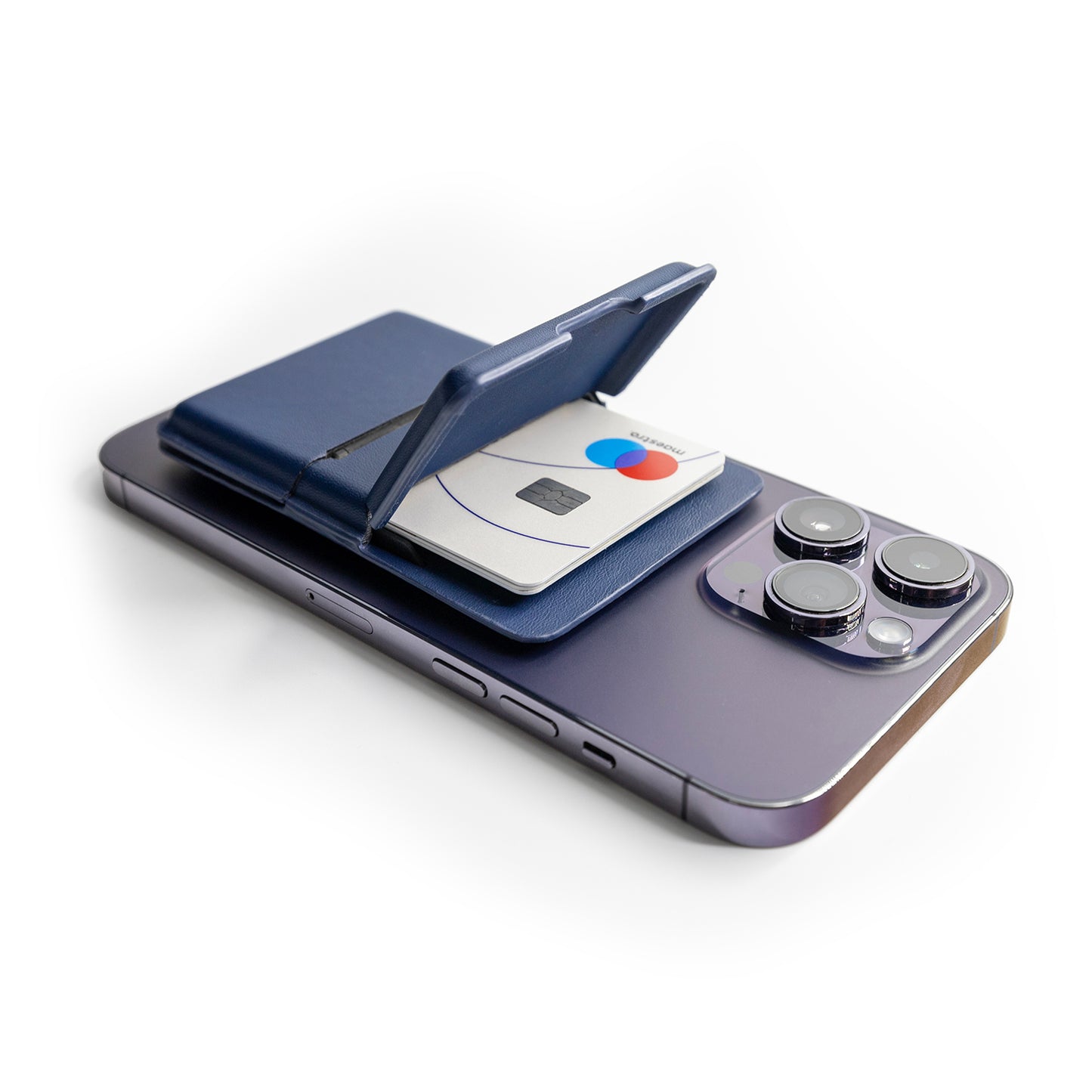 RFID MagSafe Kaarthouder tot 4 kaarten - Premium PU leer